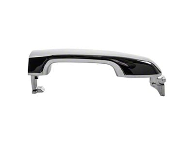 Exterior Door Handle; Rear Driver or Passenger Side; Chrome (10-20 4Runner)