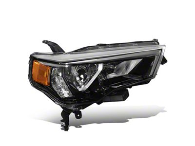 Factory Style Headlight; Chrome Housing; Clear Lens; Passenger Side (14-20 4Runner)