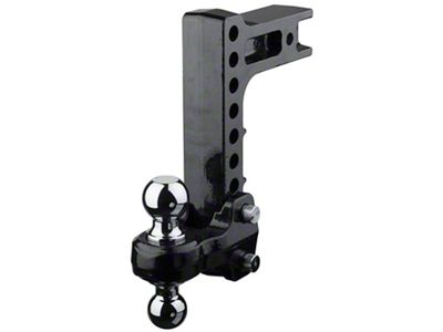 FLASH SSBM HD Series 2.50-Inch Receiver Hitch Adjustable Ball Mount; 10-Inch Drop (Universal; Some Adaptation May Be Required)