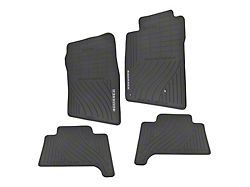 Front and Rear Floor Mats; Black (03-09 4Runner)