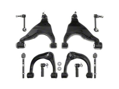 Front Upper and Lower Control Arm, Ball Joint, Sway Bar Link and Tie Rod End Kit (03-09 4Runner)