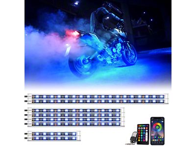 G2 Moto Series RBG LED Underbody Glow Kit with Bluetooth and Remote Control (Universal; Some Adaptation May Be Required)