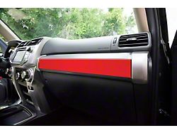 Glove Box Handle Accent Trim; Gloss TRD Red (14-24 4Runner)