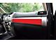 Glove Box Handle Accent Trim; Gloss TRD Red (14-24 4Runner)