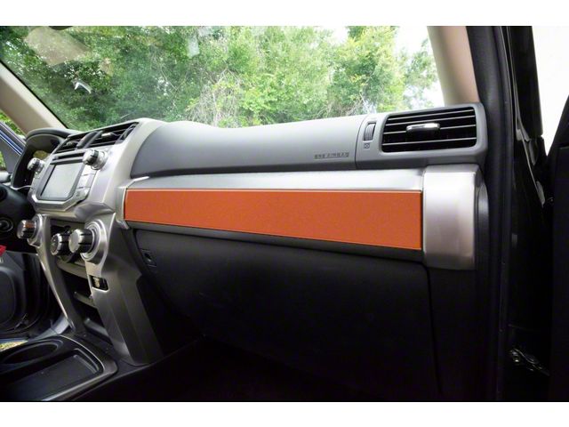 Glove Box Handle Accent Trim; Inferno (14-24 4Runner)