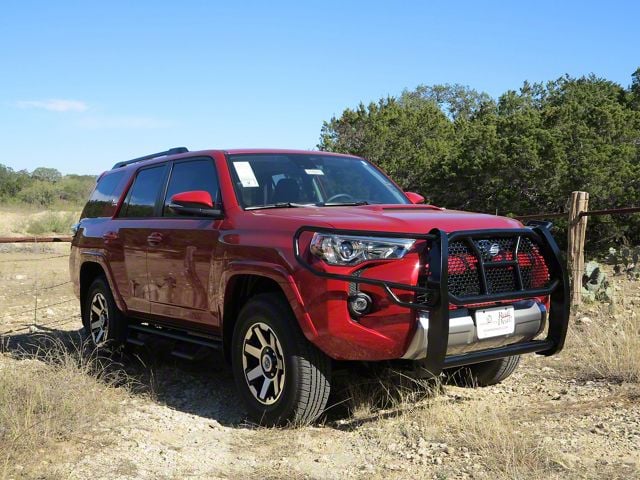 HD Grille Guard; Semi-Gloss Black (10-24 4Runner, Excluding 14-24 Limited, Nightshade, TRD Pro & TRD Sport)
