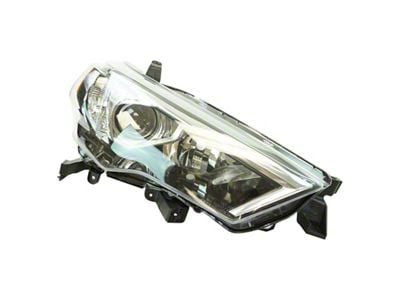 Headlight; Chrome Housing; Clear Lens; Passenger Side (14-20 4Runner)