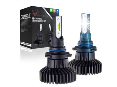 Infinity Beam LED Headlight Bulbs; Low Beam; HB4/9006 (03-05 4Runner)