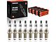 Iridium and Platinum Spark Plugs; Set of 8 (03-09 4.7L 4Runner)