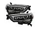 Light Bar Projector Headlights with Sequential LED Turn Signals; Black Housing; Clear Lens (14-24 4Runner)