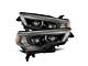 AlphaRex LUXX-Series G2 LED Projector Headlights; Alpha Black Housing; Clear Lens (21-24 4Runner)