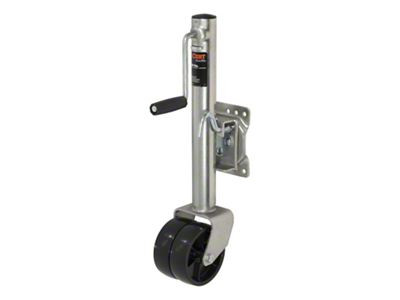 Marine Trailer Jack with Dual 6-Inch Wheels; 1,500 lb.