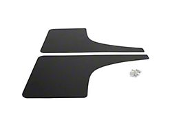 Mud Flaps; Rear; Forged Carbon Fiber Vinyl (10-24 4Runner)