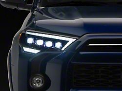 AlphaRex NOVA-Series G2 LED Projector Headlights; Alpha Black Housing; Clear Lens (14-20 4Runner)