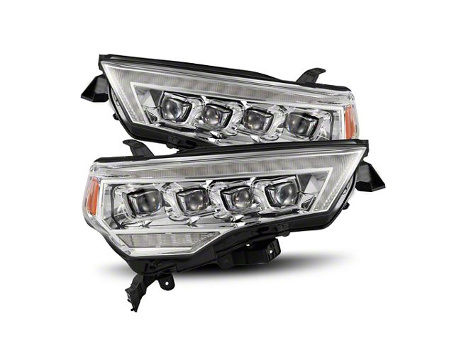 AlphaRex NOVA-Series G2 LED Projector Headlights; Chrome Housing; Clear Lens (14-20 4Runner)