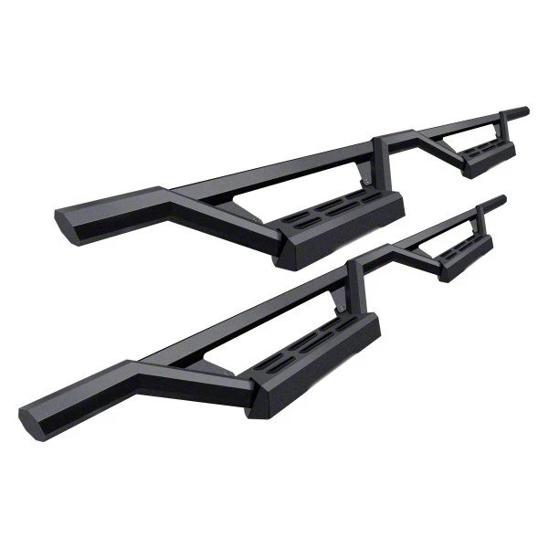 Toyota 4-Runner Octagon Tube Drop Style Nerf Side Step Bars; Black (10 ...