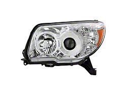 OE Style Headlight; Chrome Housing; Clear Lens; Driver Side (06-09 4Runner)