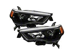 OE Style Headlights; Black Housing; Clear Lens (14-20 4Runner)