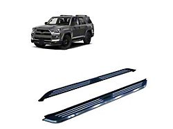 Pinnacle Running Boards; Black and Silver (10-13 4Runner SR5; 10-24 4Runner Limited, Nightshade)