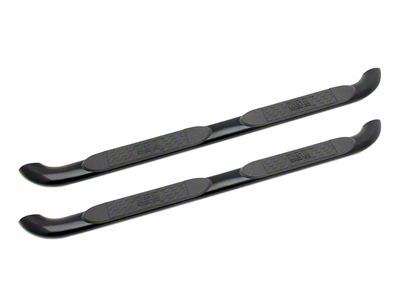 Platinum 4-Inch Oval Side Step Bars; Black (10-24 4Runner, Excluding Limited, Nightshade, TRD Sport & 10-13 SR5)