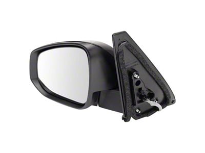 Powered Heated Mirror; Black; Driver Side (14-18 4Runner)