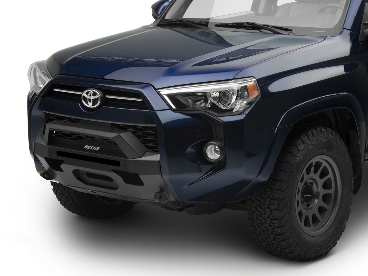 Westin Toyota 4-runner Pro-series Front Bumper With Angular Bull Bar 