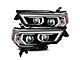 PRO-Series Projector Headlights; Black Housing; Clear Lens (14-20 4Runner)