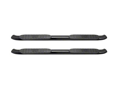 Pro Traxx 4-Inch Oval Side Step Bars; Black (10-13 4Runner SR5; 10-24 4Runner Limited, TRD Sport)