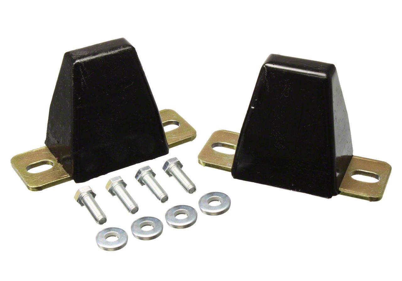 Toyota 4-Runner Rear Bump Stops; Black (16-24 4Runner) - Free Shipping