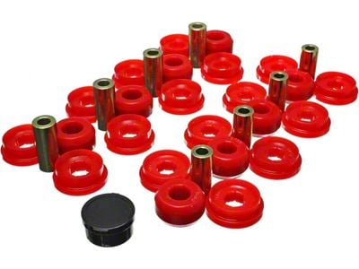 Rear Control Arm Bushings; Red (03-09 4Runner)