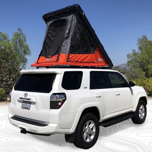 Toyota 4-runner Rugged Roof Top Tent; Onyx Utility Black (10-24 4runner 