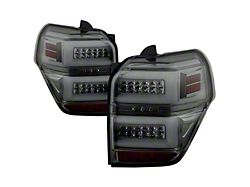 Sequential LED Tail Lights; Chrome Housing; Smoked Lens (10-14 4Runner)