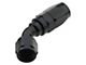 Series 2000 Pro-Flow 45 Degree Hose End; -6AN; Black