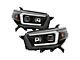 Signature Series Projector Headlights; Black Housing; Clear Lens (10-13 4Runner)