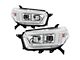 Signature Series Projector Headlights; Chrome Housing; Clear Lens (10-13 4Runner)