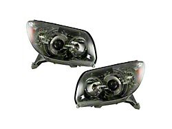 Sport Headlights; Chrome Housing; Clear Lens (06-09 4Runner)