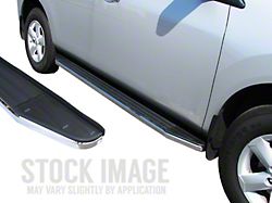 STX100 Running Boards; Black with Stainless Steel Trim (10-24 4Runner, Excluding Limited, Nightshade & 10-13 SR5)