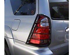 Tail Light Guards; Black (03-09 4Runner)