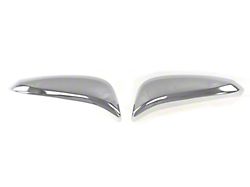 Tape-on Mirror Covers; Chrome (14-24 4Runner)