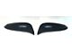 Tape-on Chrome Delete Mirror Covers; Gloss Black (14-24 4Runner)