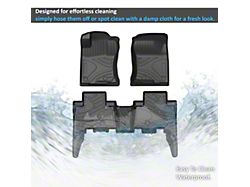 TOTALINER Heavy Duty Front and Rear Floor Liners; Black (14-24 4Runner)