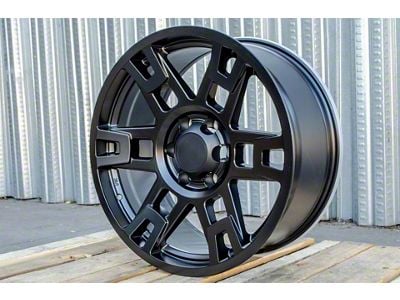 TR1 Matte Black 6-Lug Wheel; 17x9; -12mm Offset (10-24 4Runner)