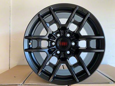 TR4 Matte Black 6-Lug Wheel; 17x9; 0mm Offset (10-24 4Runner)