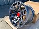 TR5 Matte Gunmetal 6-Lug Wheel; 17x9; 0mm Offset (10-24 4Runner)