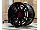 TR6 Gloss Black 6-Lug Wheel; 17x9; -12mm Offset (10-24 4Runner)