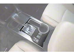 Transmission Console Accent Trim; Forged Carbon Fiber (14-24 4Runner)