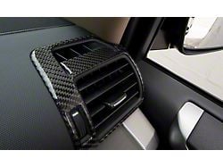 Upper Vent Accent Trim; Domed Carbon Fiber (14-24 4Runner)