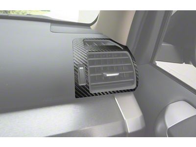 Upper Vent Accent Trim; Forged Carbon Fiber (14-24 4Runner)