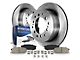 Vented 6-Lug Brake Rotor and Pad Kit; Rear (03-09 4Runner)