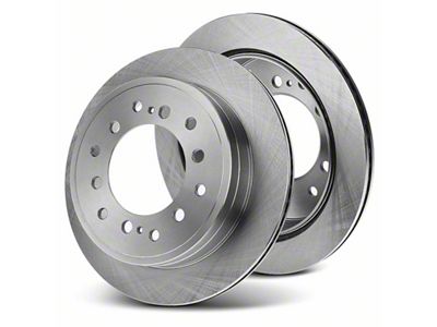 Vented 6-Lug Rotors; Rear Pair (03-09 4Runner)